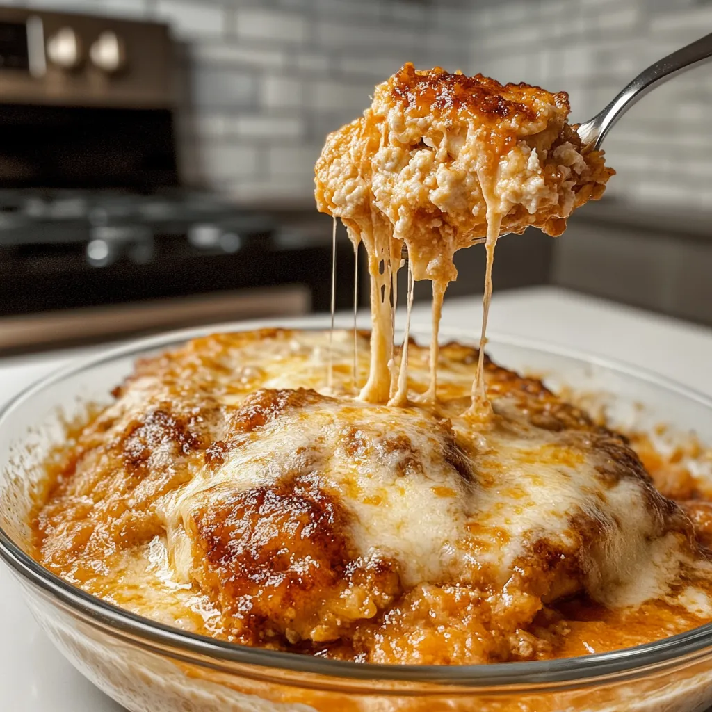 Super Yummy Cottage Cheese Chicken Parm Bowl