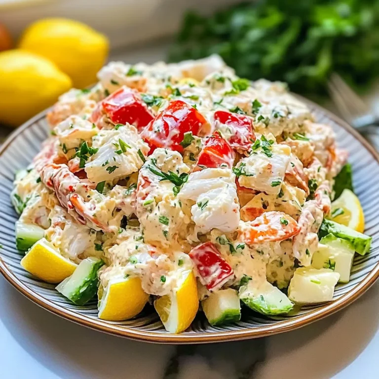THE ULTIMATE CRAB SALAD RECIPE: A TASTY OCEAN DELIGHT