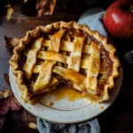 TOFFEE APPLE PIE WITH VANILLA CUSTARD