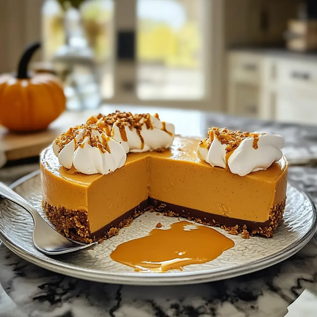 Ultimate No-Bake Pumpkin Cheesecake
