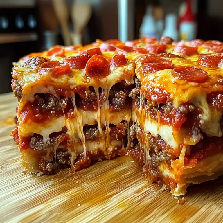 Ultimate Stuffed Layered Pizza Pie