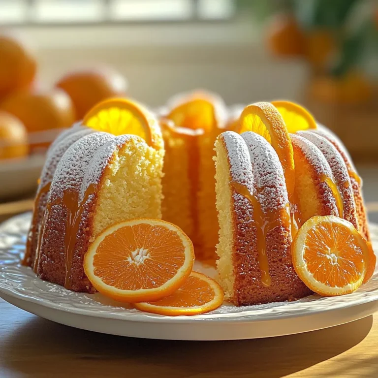 Zesty Orange Pound Cake