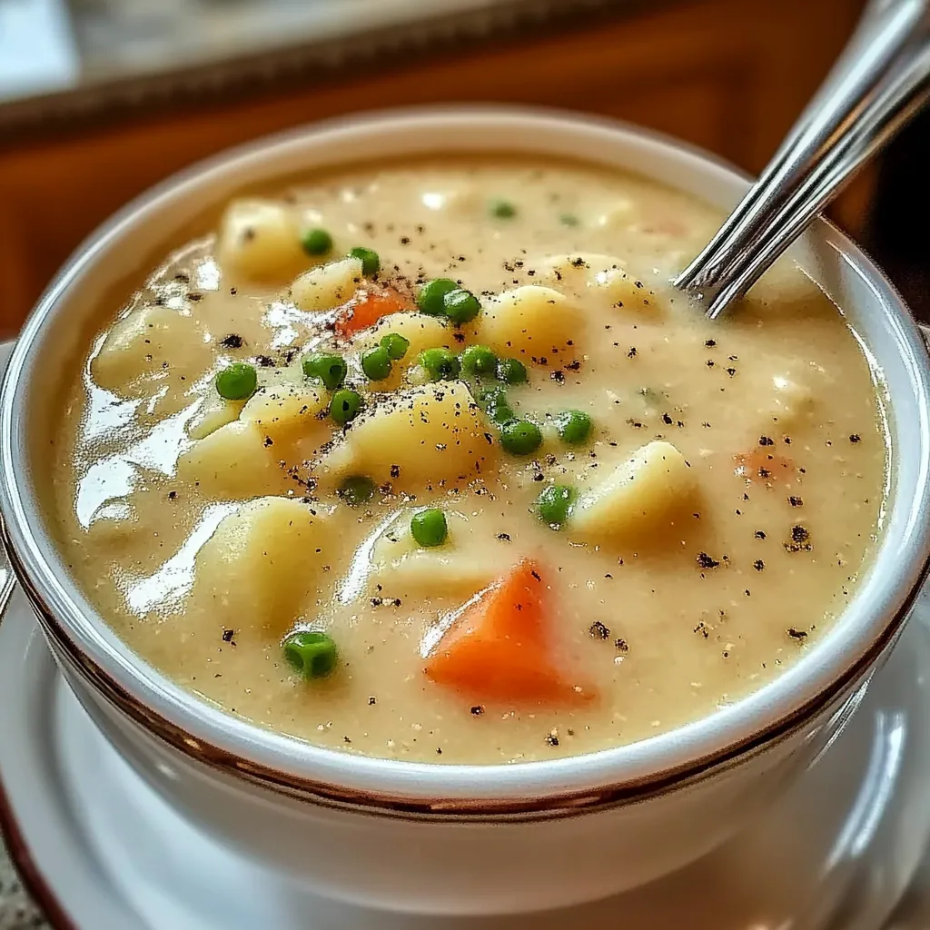 15-Minute Pioneer Gravy Mix Potato Soup That Hugs Your Soul