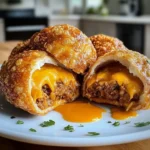 Air Fryer Cheesy Taco Bombs
