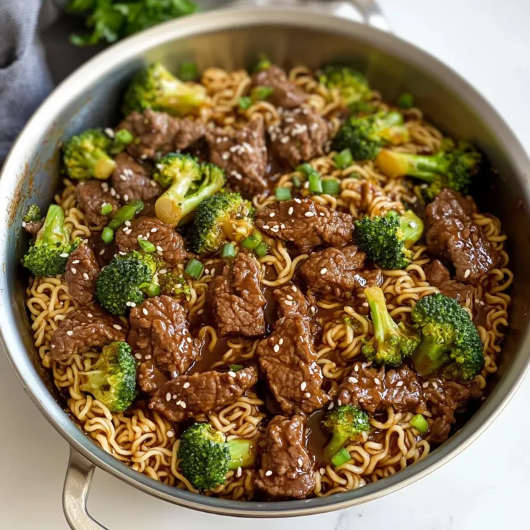 Beef and Broccoli Ramen
