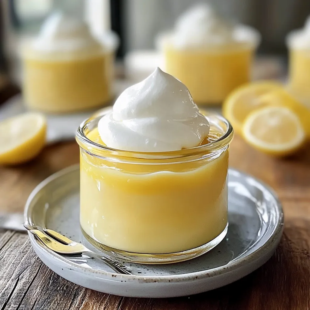 Bright Meyer Lemon Pudding