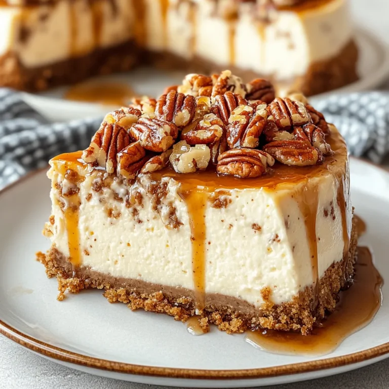 Browned Butter Pecan Cheesecake Recipe