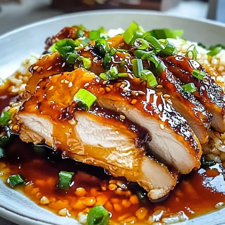 Caramelised Soy Chicken in Garlic Ginger Broth with Rice