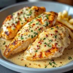 Chicken Fillet in Spicy, Creamy Garlic-Parmesan Sauce