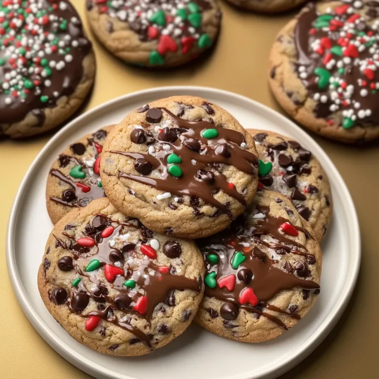 CHOCOLATE CHIP CHRISTMAS COOKIES