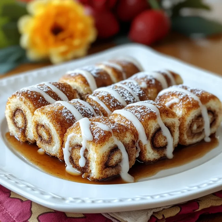 Cinnamon Roll French Toast Roll-Ups Recipe