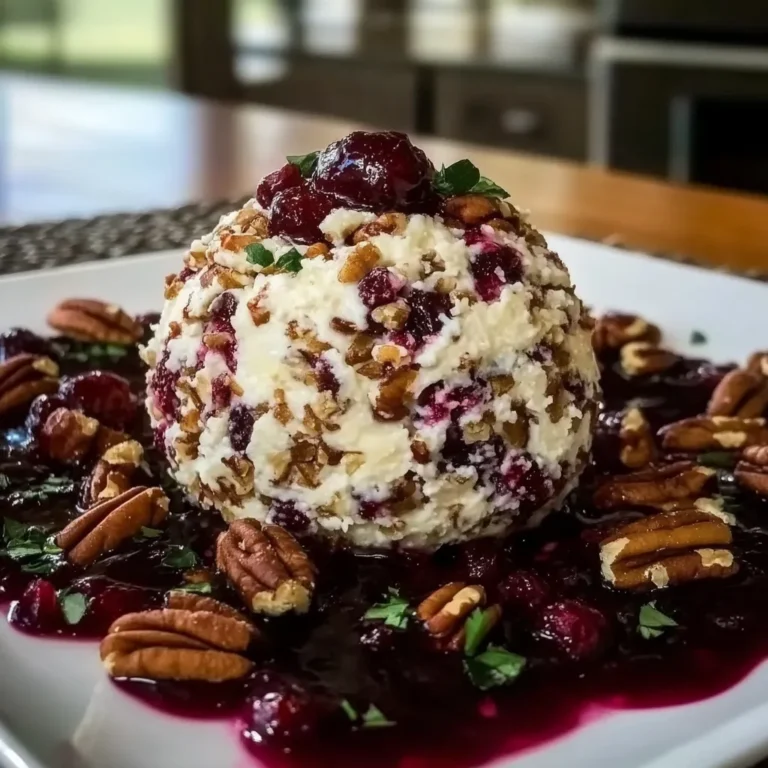Cranberry Pecan Cheese Ball