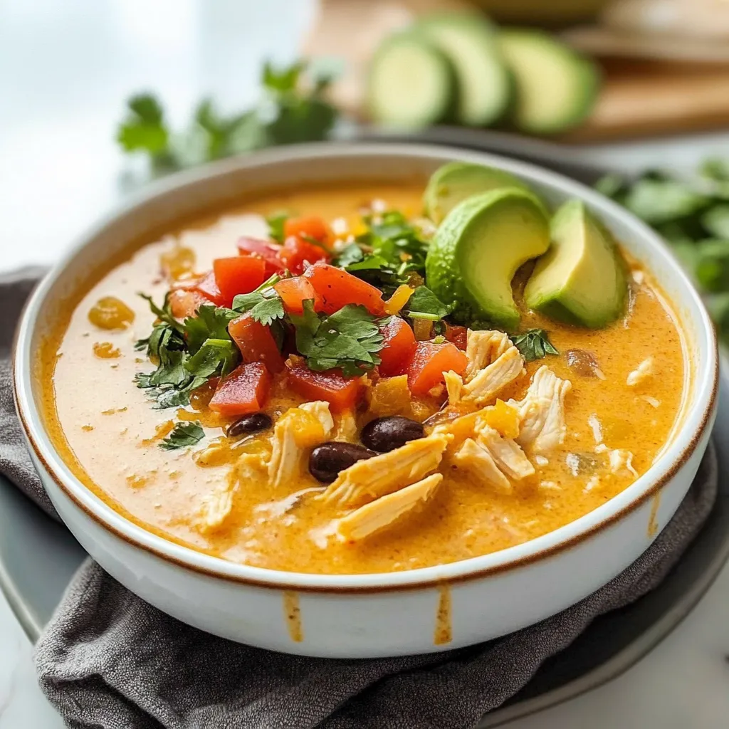 Creamy Chicken Tortilla Soup