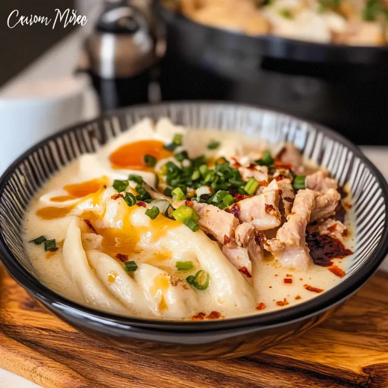 CREAMY MISO UDON SOUP