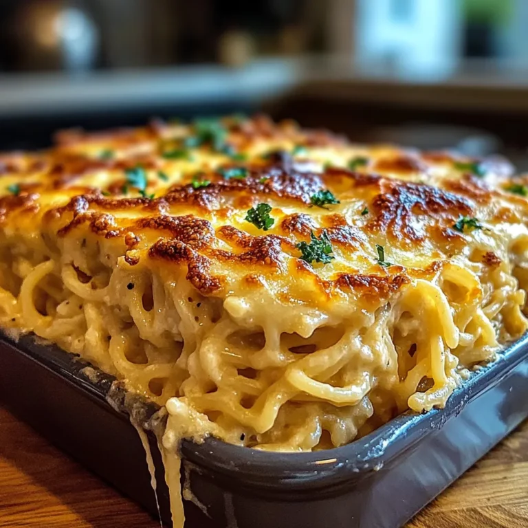 Creamy Southern Spaghetti Bake: Irresistible Comfort Food