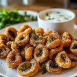 Crispy Ranch-Breaded Mushrooms