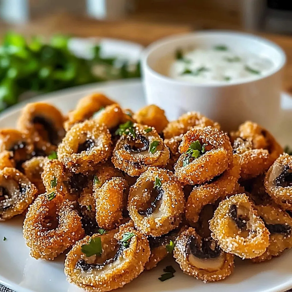 Crispy Ranch-Breaded Mushrooms