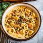 Crock Pot Creamy Tortellini Soup
