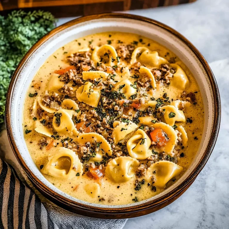 Crock Pot Creamy Tortellini Soup