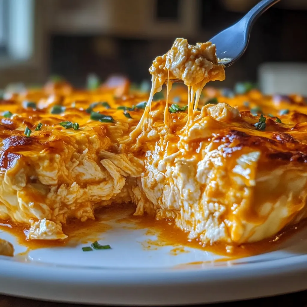 Crockpot Buffalo Chicken Dip