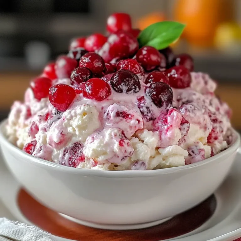 EASY CRANBERRY FLUFF