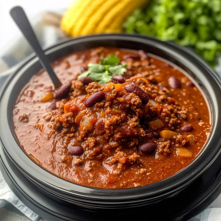 Easy Crockpot Chili Recipe