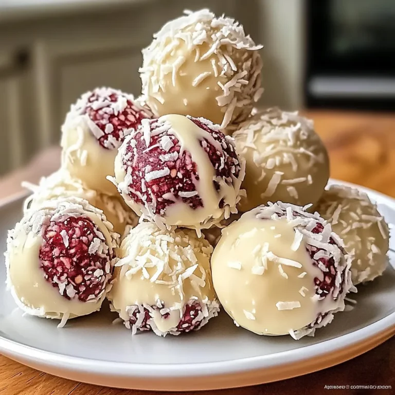 Easy No-Bake Coconut Cream Balls Recipe