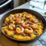 Garlic Shrimp Spaghetti Squash