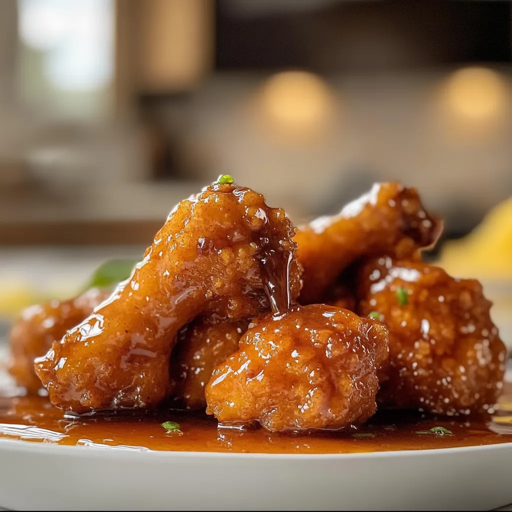 Golden Crunchy Hot Honey Chicken Recipe