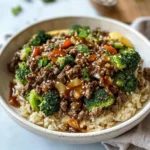 Ground Beef and Broccoli