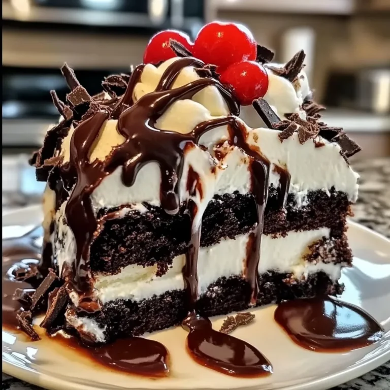 Hot Fudge Ice Cream Cake - Decadent, Rich, and Easy Dessert Recipe