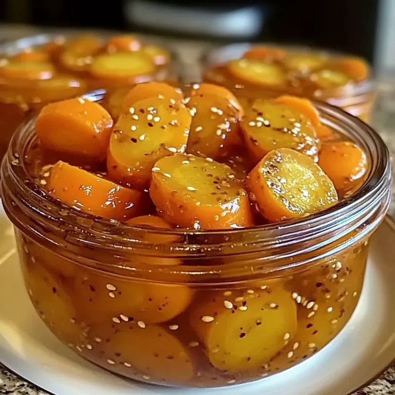 Hot Honey Pickled Carrots: A Sweet and Spicy Delight!