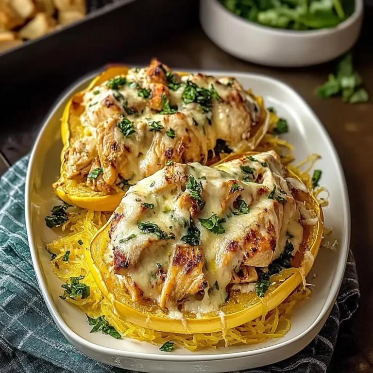 Irresistible Chicken Spaghetti Squash