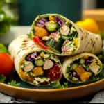 Mediterranean Veggie Wraps