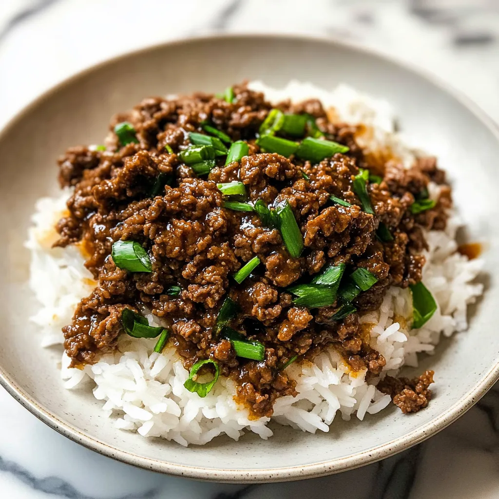 MONGOLIAN GROUND BEEF