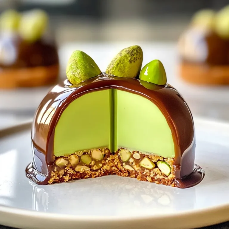 Pistachio Praline Entremet: A Refined Dessert Worth Every Step
