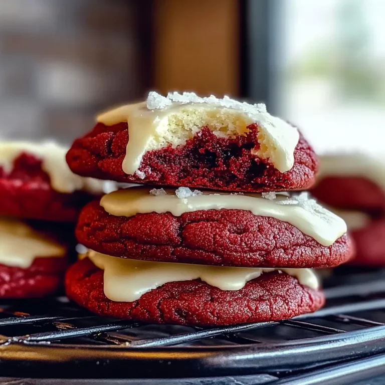 Red Velvet Cheesecake Cookies