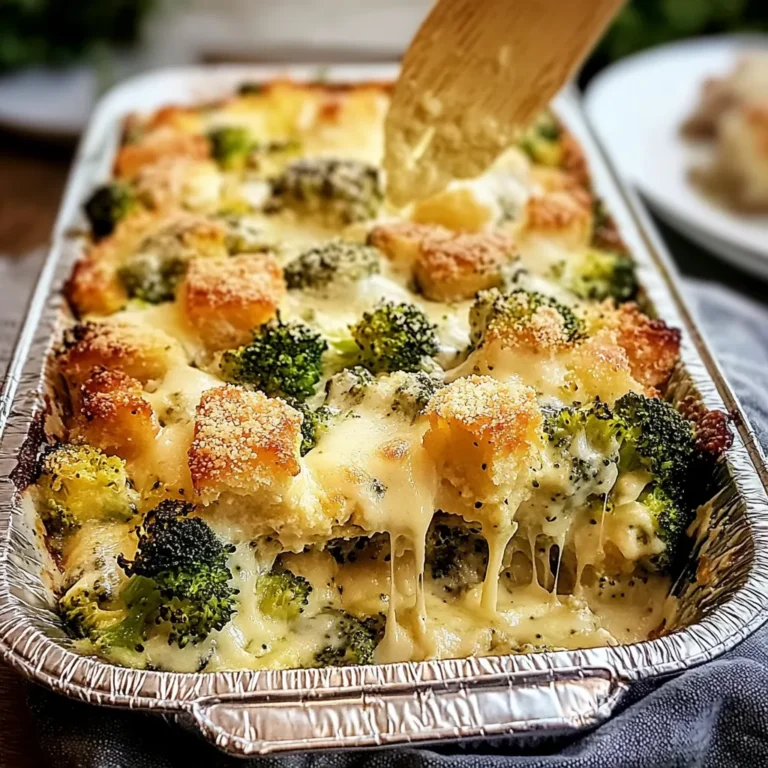 Rich Broccoli Cheese Casserole for a Crowd