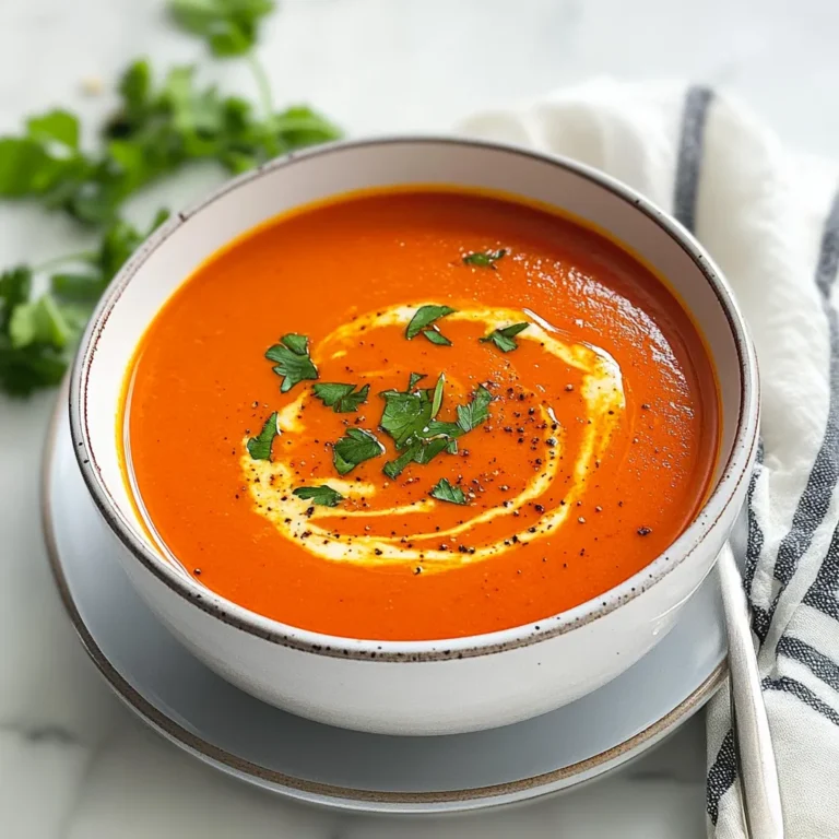 Roasted Red Pepper Soup