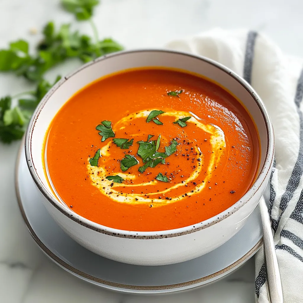 Roasted Red Pepper Soup