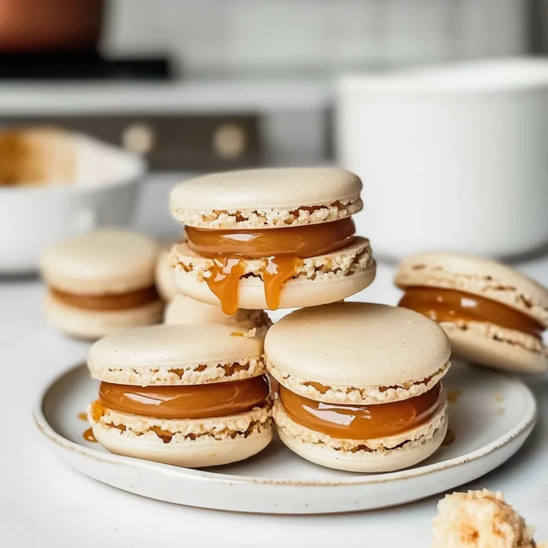 Salted Caramel Macarons