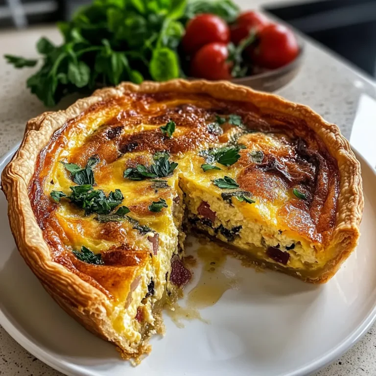 SAVORY BAKED BREAKFAST QUICHE