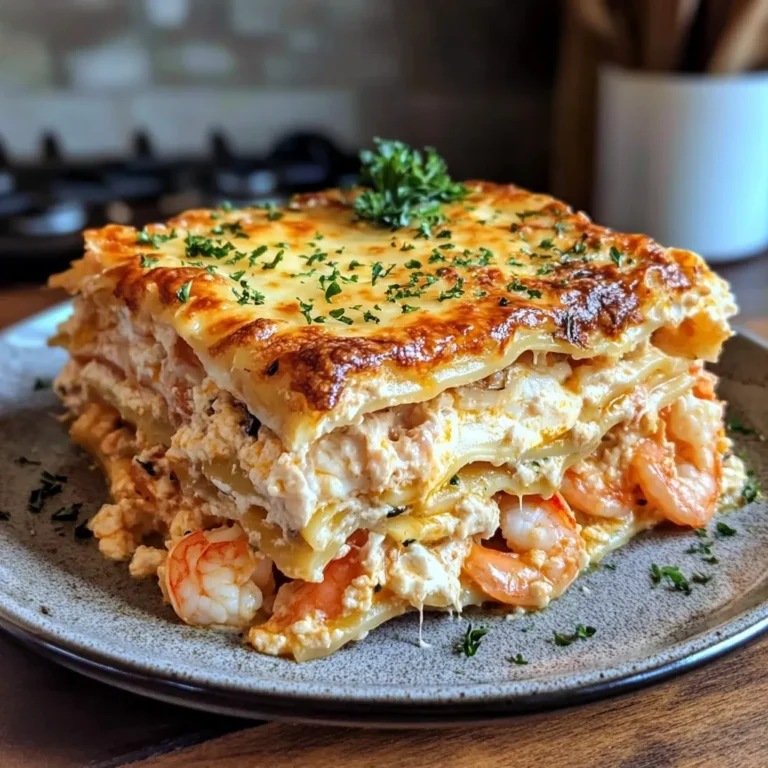 Seafood Lasagna Shrimp Crab