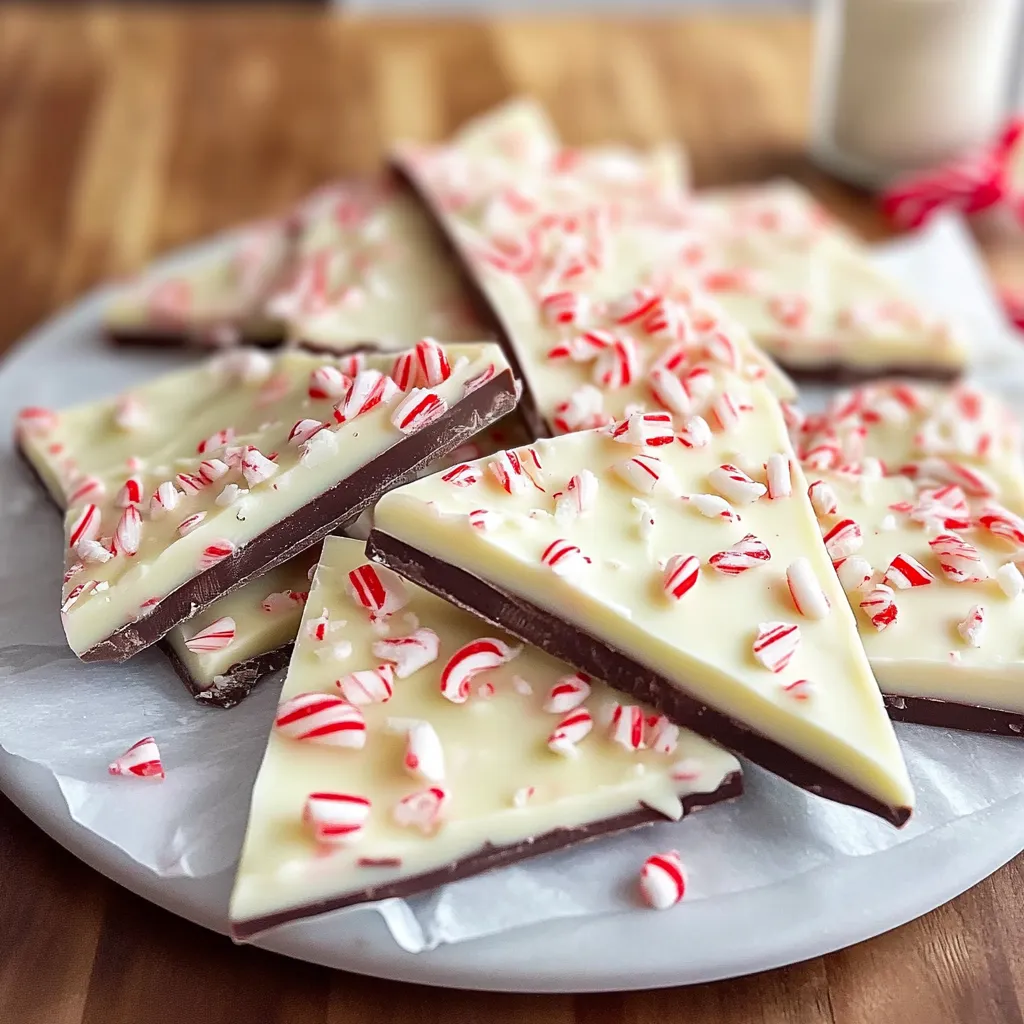 Simple White Chocolate Peppermint Bark