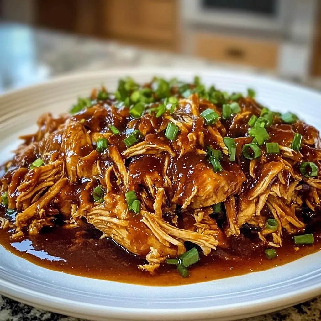 Slow Cooker BBQ Pulled Chicken