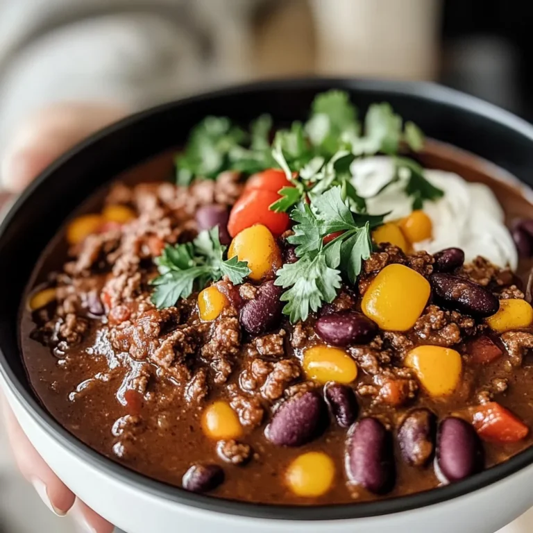 Slow Cooker Beef Chili