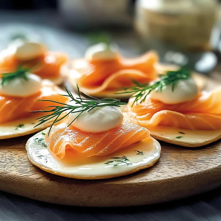 SMOKED SALMON BLINIS