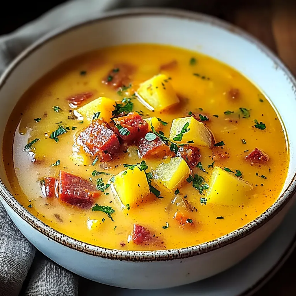 SPANISH POTATO SOUP WITH CHORIZO