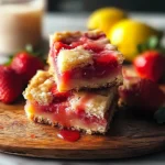 Strawberry Lemon Blondies