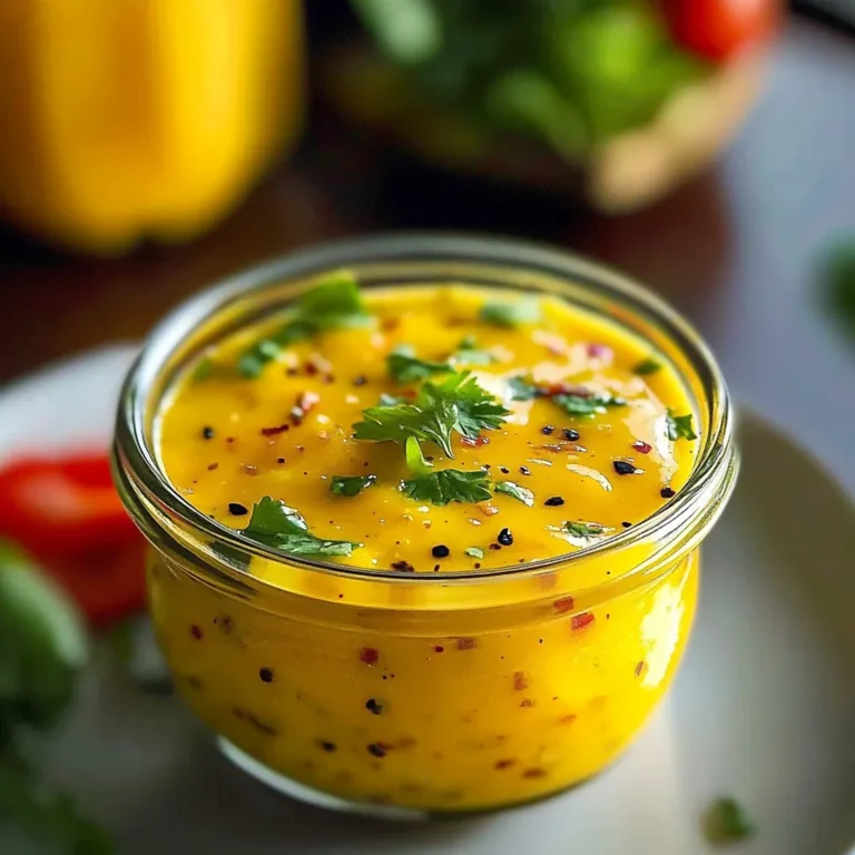 Sweet and Spicy Mango Salad Dressing